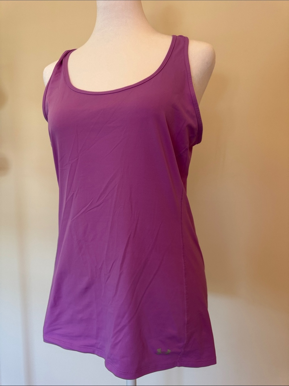 Under Armour Purple Scoop-Neck Athletic Tank